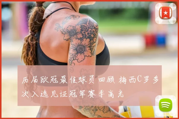 历届欧冠最佳球员回顾 梅西C罗多次入选见证冠军赛季高光